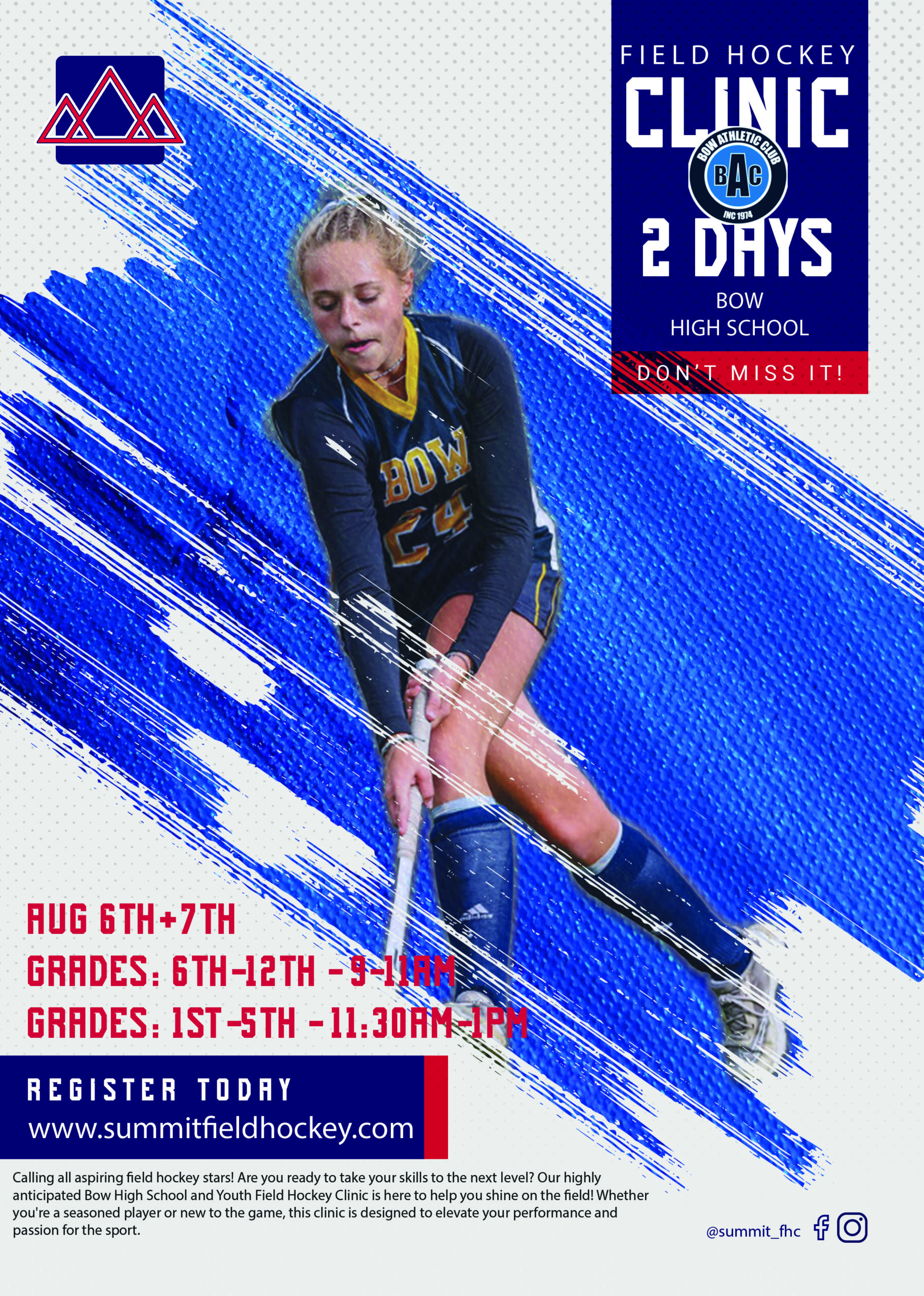 SummerClinicSeriesFlyer - BOW